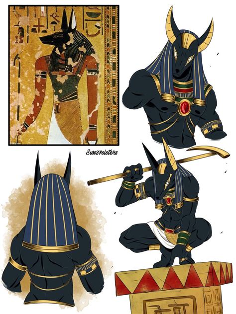 Anubis By Naruto Warriors Oc On Deviantart Anime Egyptian Egypt Concept Art Character Art