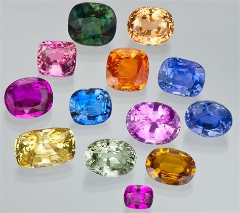 Fancy Sapphires A Rainbow Of Colors Estate Jewelers