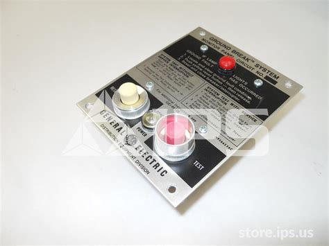Tgsmp Ge General Electric Tgs Ground Fault Monitor Panel 120vac With