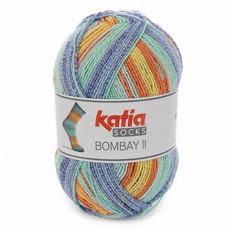 Katia Bombay Ii 4 Sock Yarn Shade 75 £595 Katia 4 Ply City Knits