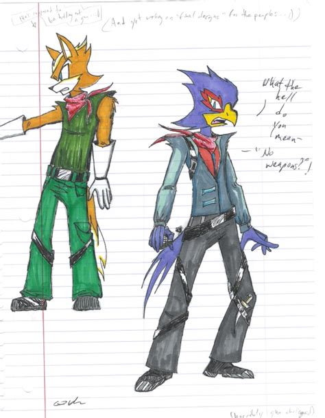 Fox And Falco Practice By Izzy Chan13 On Deviantart