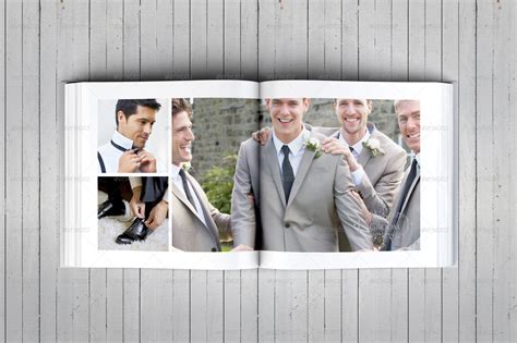 Elegant Square Wedding Photo Album Template By Dogmadesign Graphicriver