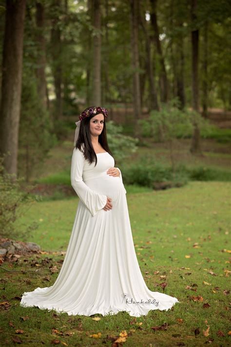 Plus Size Maternity Maxi Photography Dress Or