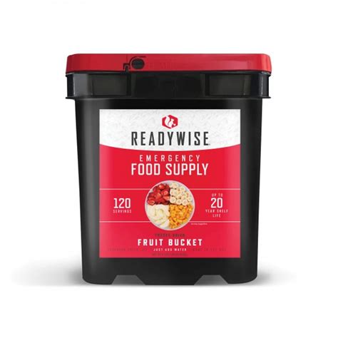 Thrive, a premier line of delicious freeze dried and dehydrated foods is, simply put, a better way. Readywise 120 Serving Freeze Dried Fruit Bucket - Survival ...