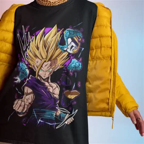 Gohan Shirt Dragon Ball Z Anime Tee Tshirt Son Goku T Shirt Trunks Frieza Vegeta 19 45 Picclick