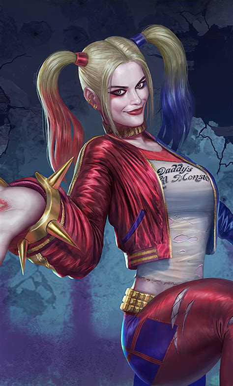 1280x2120 Resolution Harley Quinn With Hammer Iphone 6 Plus Wallpaper