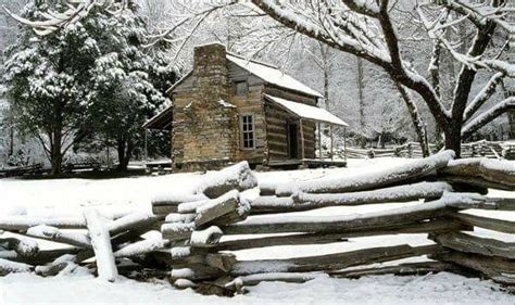 The Beautiful John Oliver Cabin Cades Cove Smoky Mountains Historic