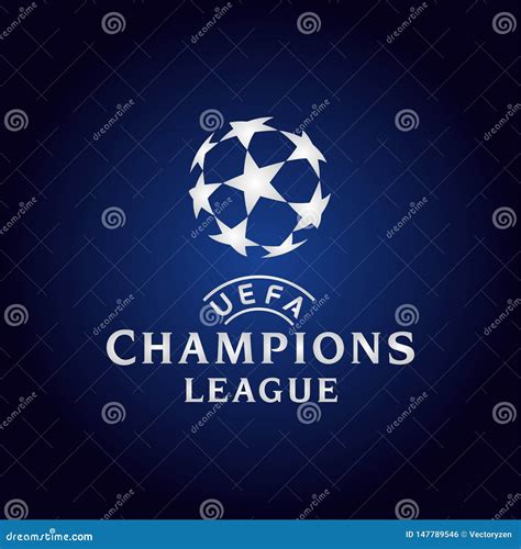Champions League Logo Official Championship Illustration Editorial