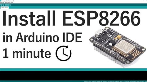 Install The Esp8266 Board In Arduino Ide In Less Than 1 Minute Windows