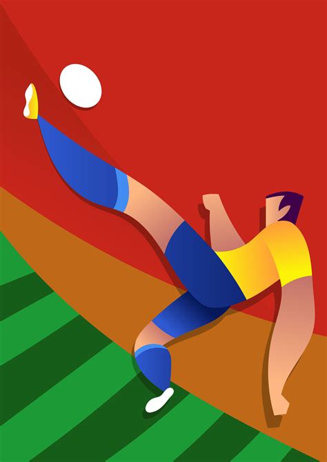 Brazil World Cup Soccer Player Vector Illustration 217905 Vector Art At