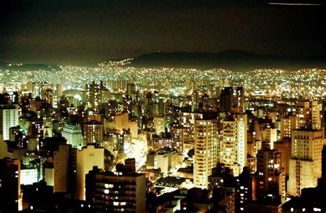 S O Paulo Skyline By Night Do Andar Do Edif Cio Copa Flickr