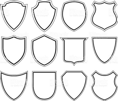 Set Of Shield Icons Shield Icon Badge Template Icon Illustration