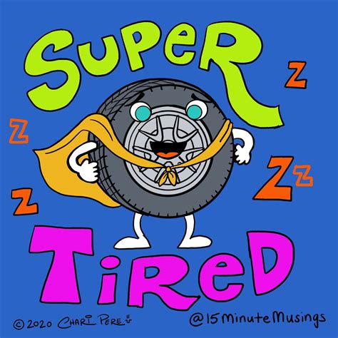 Super Tired — Chari Pere Cartoonist