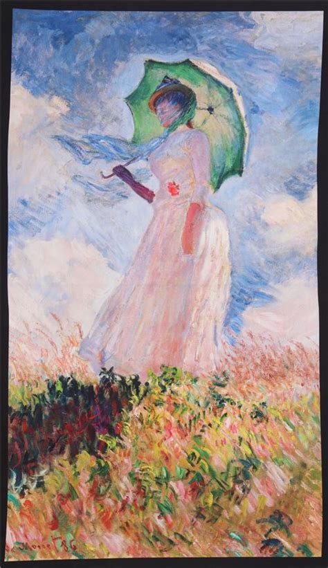 Monet Girl With Umbrella Painting At Explore