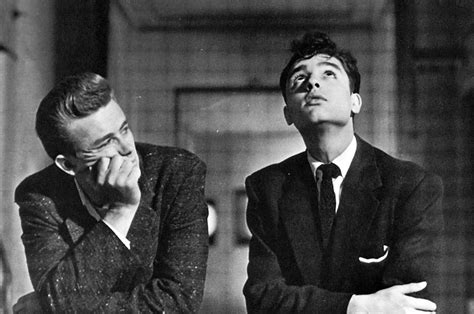 James Dean And Sal Mineo On The Set Of Rebel Without A Cause 1955