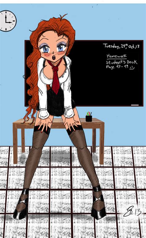 Tg Schoolgirl Original By Spawnfan Colored By Sharkred02 On Deviantart