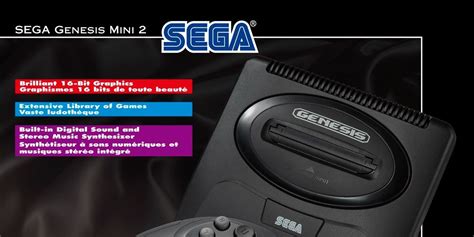 Segas Genesis Mini 2 North American Release Includes 50 Games