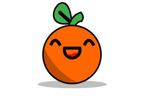 Orange Fruit Smiling Broadly Graphic By Yapivector · Creative Fabrica