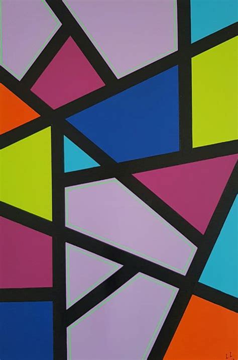 Geometric Abstract Painting Painting By Ana Von Laff Artmajeur