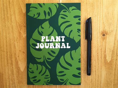 Plant Journal Houseplant T 20 Plants Edition Etsy