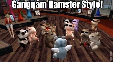 Gangnam Hamster Style Becoming Viral Craze In Second Life Second Life Hamster Life