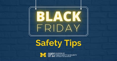 Black Friday Safety Tips News Division Of Public Safety And Security