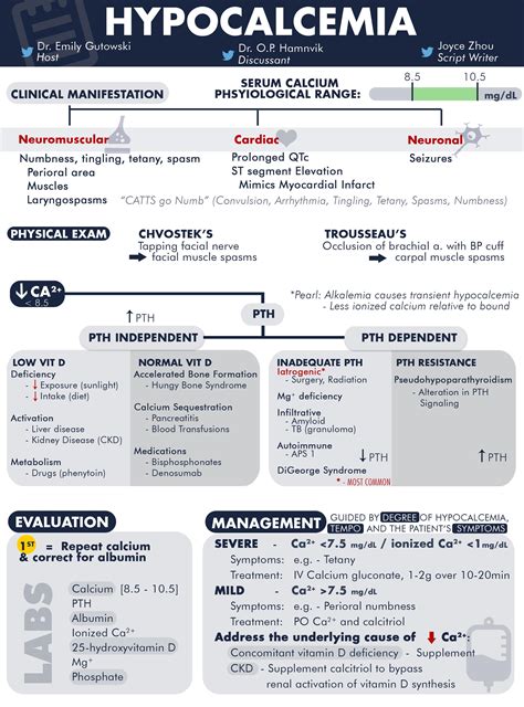Hypocalcemia Diagnosis And Management Pth Independent Grepmed