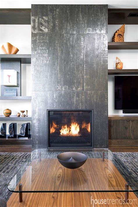 You have to be clever to find the tile design that suits your living room style. Fireplace tile inspired by graffiti | Fireplace tile, Home ...