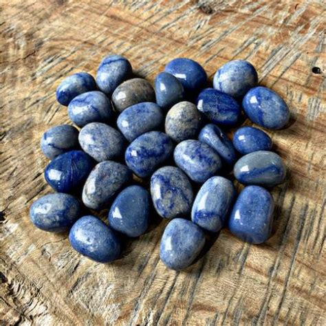 Tumbled Stones A Grade Gms Blue Quartz
