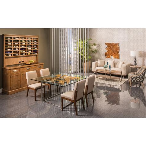 The el dorado dining table set includes both the side chair and arm chair. Utica Square Dining Table | El Dorado Furniture