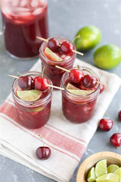 Cherry Margaritas For A Crowd Seasonal Cravings