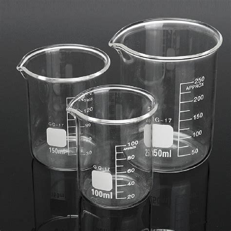 Bfc Borosilicate Glass Beakers 100ml 250ml 500ml Home And Kitchen