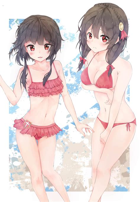 Wallpaper Anime Girls Swimwear Megumin Fan Art Yunyun Konosuba My Xxx Hot Girl