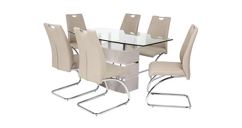Next day delivery and free returns available. Piatto Fixed Dining Table and 4 Chairs | DFS
