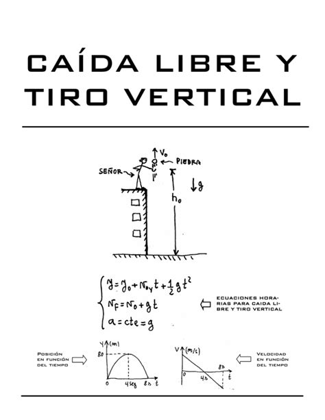 Caída Libre Y Tiro Vertical