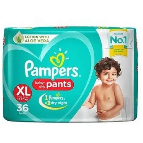 Cotton Pampers Xl Baby Dry Diapers Packaging Size 36 Pieces At Rs 580
