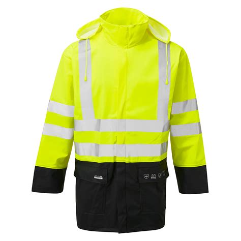 Tingley j12148 flame resistant rain jacket,tan,m. Microflex Anti-Static Flame Retardant Hi-Vis Rain Jacket ...