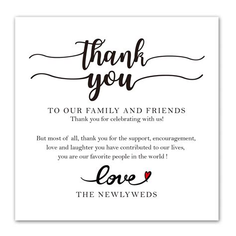 Wedding Place Setting Thank You Card Wedding Thank You Card For