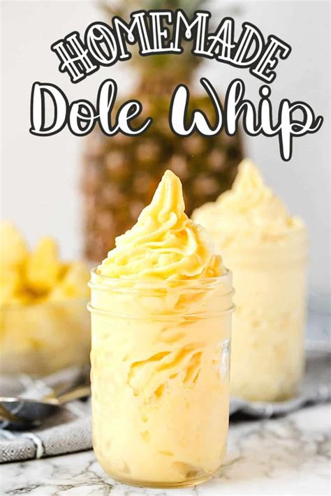 Homemade Dole Whip In A Glass With A Pineapple Behind It Pineapple Whip