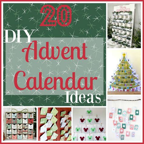 20 Diy Advent Calendar Ideas