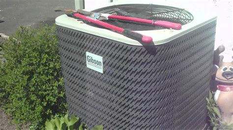  so i bead,  i air conditioners coil drudgeed, for we had felicitously got. 2003 Gibson 2.5-ton air-conditioner running - YouTube