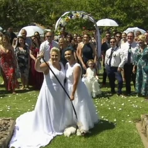 Two Couples Tie Knot In Australias First Same Sex