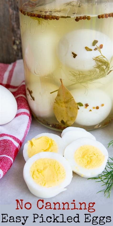 Easy Refrigerator Pickled Eggs No Canning The Kitchen Magpie