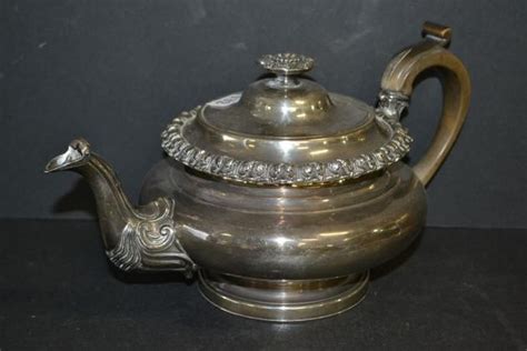 19th Century Sheffield Plated Teapot Tea And Coffee Pots Silver Plate