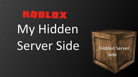 We did not find results for: My Hidden Server Side Roblox - YouTube