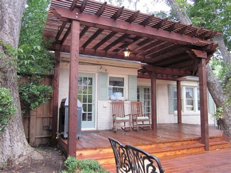 Patio Cover Wood Deck Dallas By Texas Best Fence