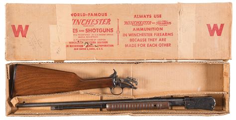 Winchester Model 62 Slide Action Rifle With Box Rock Island Auction