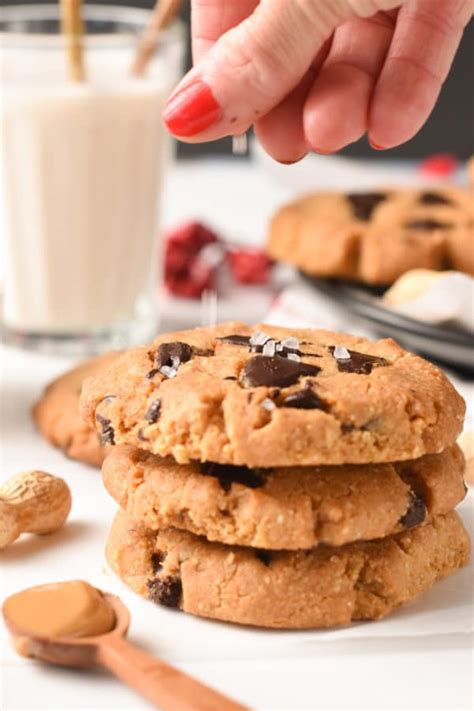 Keto Peanut Butter Chocolate Chip Cookies Sweet As Honey