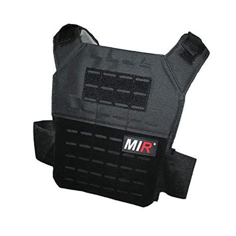 Mir Tactical Adjustable Weighted Vest 5lbs 30lbs 5lbs Black