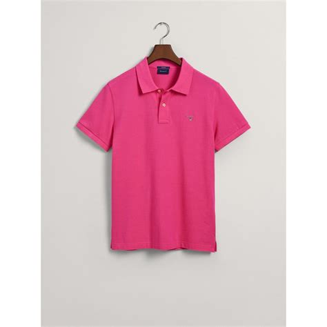 Gant Men Pink Original Pique Polo T Shirt Buy Gant Men Pink Original Pique Polo T Shirt Online